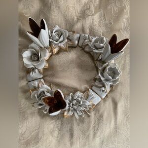 Vintage Ardalt Flower Candlestick Holders Set of 3 "Flores Imperios"